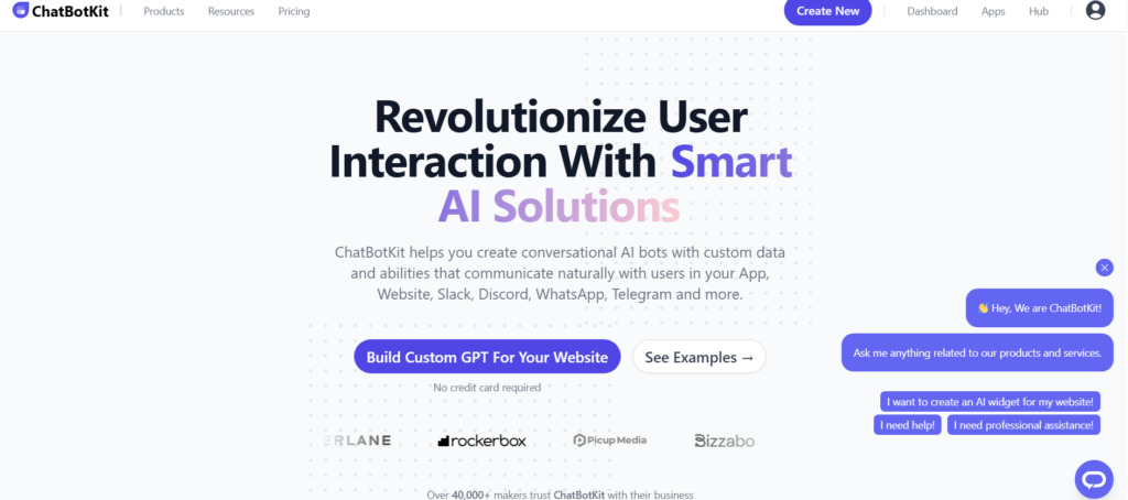 10 POWEREFULL AI CHATBOT BUILDER