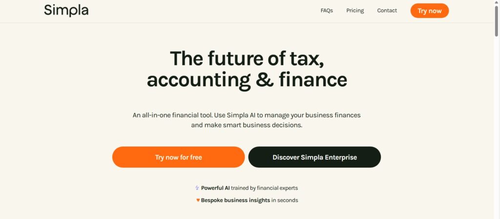 Top powerful AI tools for accounting - Simpla