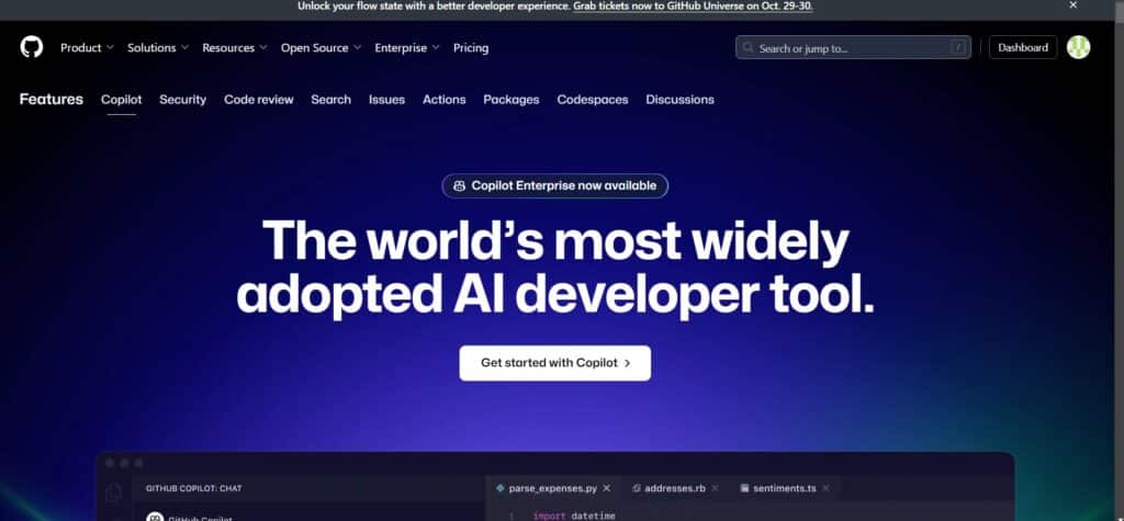 10 best Generative AI coding tools for developers - GitHub