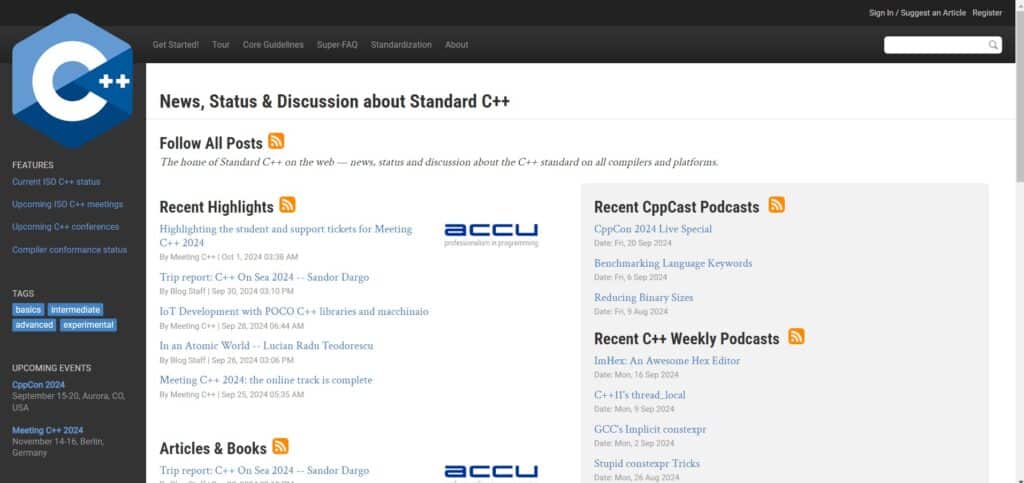 TOP 10 popular ai programming languages - C++