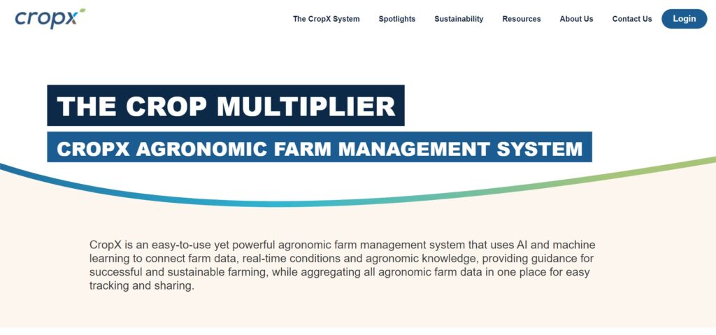 Crop and Soil Monitoring - crop x