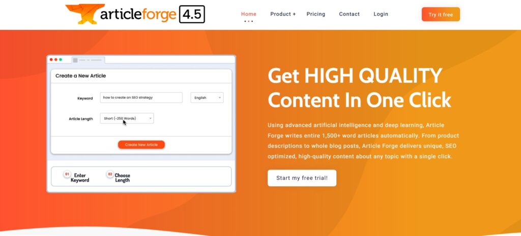 Article forge