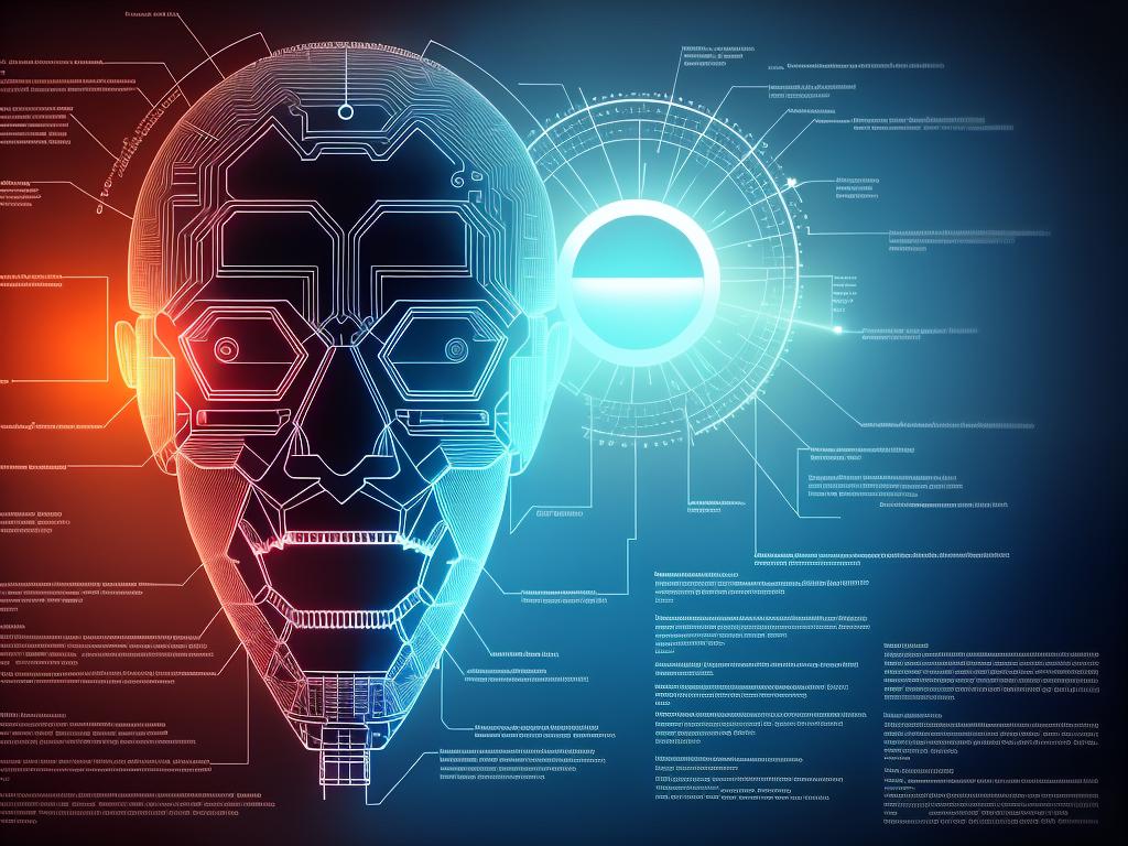 An image depicting the evolution of Artificial Intelligence, from traditional software to advanced AI algorithms.